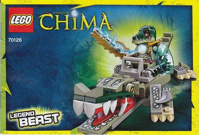 LEGO CHIMA 70126 CRAGGER'S CROCODILE LEGEND BEAST