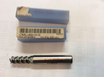 Import 5/16'' X 13/16'' Flute Length, High Helix 3 Flute HSS End Mill, CML-40010-E