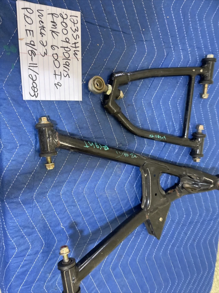 2009 Polaris Rmk 600 Right Side Upper And Lower A Arms Suspension Arms Set 123 - Image 3 of 4