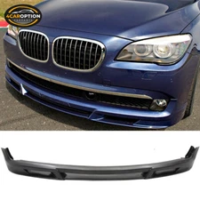 Fits 09-12 BMW 7 Series B7 Style Front Bumper Lip Spoiler Wing PU