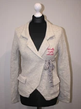 Odd Molly 233A womens light grey wool cardigan Size 2 / M
