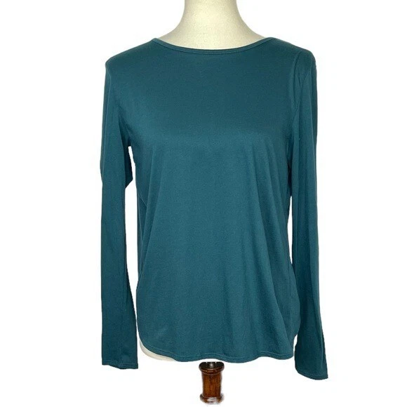 fabletics millie open back long sleeve workout tee shirt