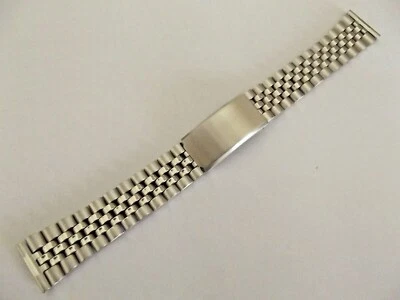 bracciale maglia jubilee acciaio tipo zenith longin ansa dritta 18 20 22mm watch