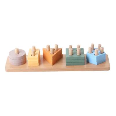 Wir stellen unsere Montessori geometrischen Block Paarung Stapelspielzeug vor!