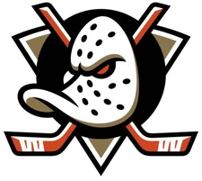 Anaheim Ducks The Quack Is Back Logo - Die Cut Laminated Vinyl Sticker/Decal NHL