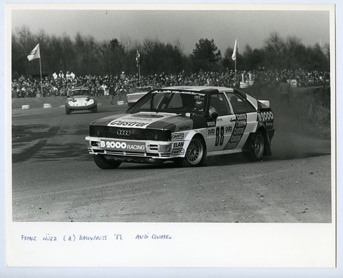 Belgium Rallycross Rally Race Audi Quattro Franz Wurz Photo Vanderhaegen 1982 - Picture 3 of 3