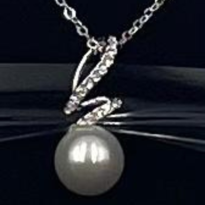Swarovski Gabriella Pendant White, Rhodium-plated 5528731