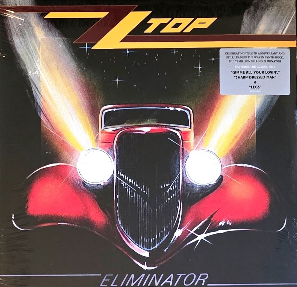 ZZ Top – Eliminator, 30th Anniversary Vinyl LP ZZ Top – Eliminator, 30th Anniversary Vinyl LP