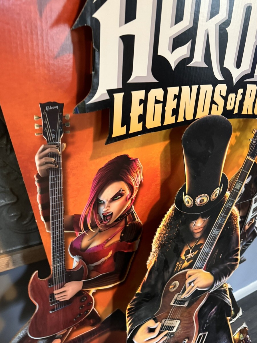 Guitar Hero III Legends Of Rock Standee Advertisement 5ft Slash