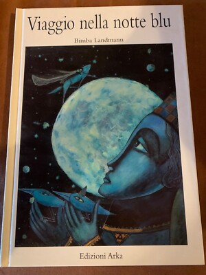 Mädchenbuch Landmann Reise in die blaue Nacht Arka Verlag 2003 Perlenkette