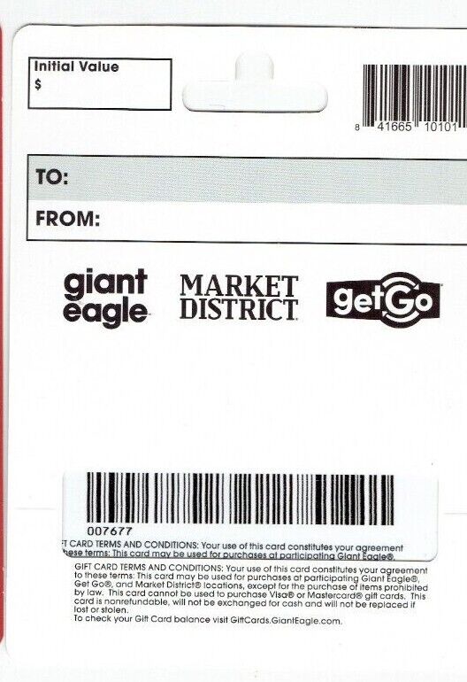 Gift Card Gallery by Giant Eagle