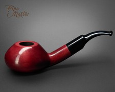 Mr. Brog HAND MADE WOODEN TOBACCO SMOKING PIPE  no 48  " Chochla "  Red Pear