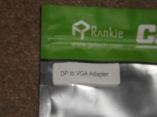 Rankie DisplayPort (DP) to VGA Adapter, Gold Plated Converter New Sealed - Picture 4 of 5