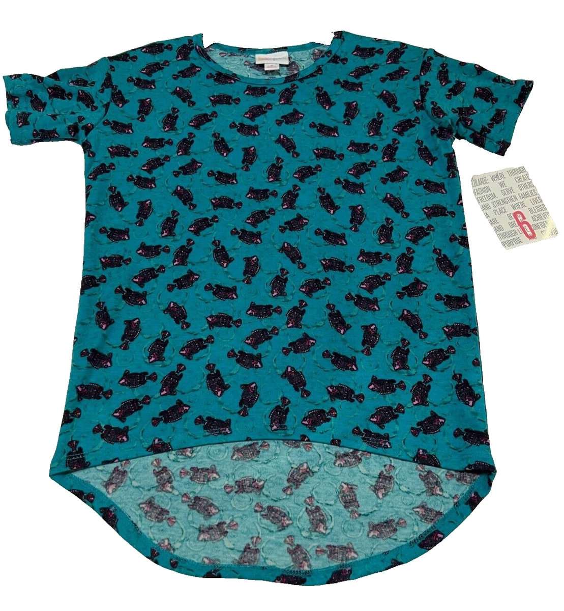 T-shirt Lularoe Gracie Ninjas - Unisexe Enfant Taille 14 - Neuf Avec étiquettes