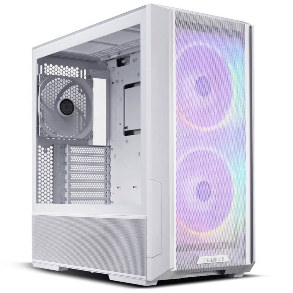 Lian Li LANCOOL 216RW Midi-Tower Contenitore, PC Case da gioco Bianco