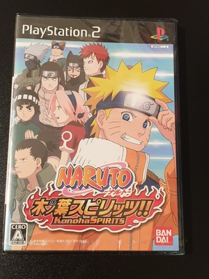 Naruto: Konoha Spirits Japanese Playstation 2 PS2 Japan Import NEW
