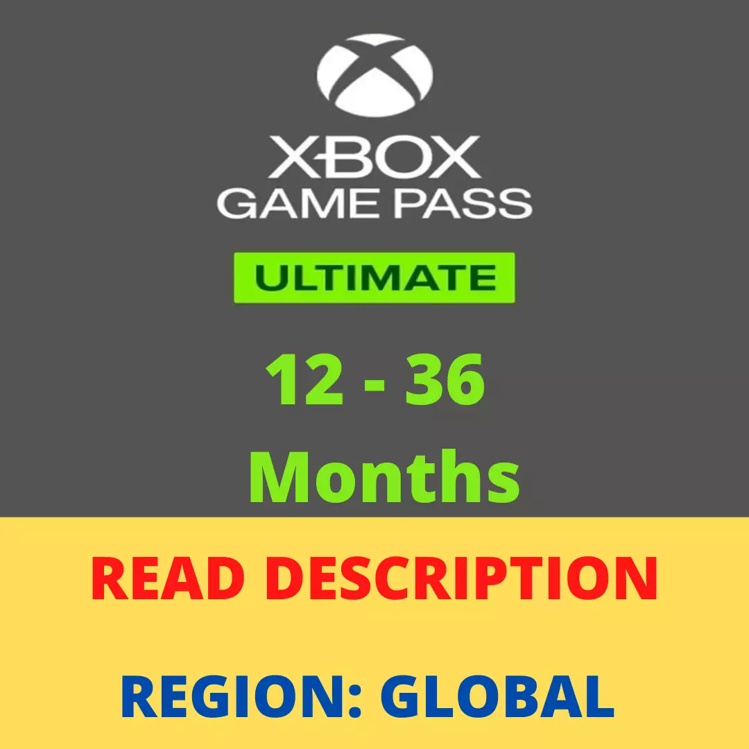 Xbox Game Pass Ultimate (Game Pass+Live Gold) 12,24, 36 Months | GLOBAL  Region