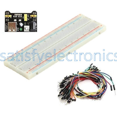 MB-102 Solderless Breadboard Protoboard 830 Tie Points 2 buses Test Circuit