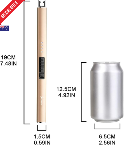 Electric Arc Windproof Lighter Flameless USB Rechargeable Lighter with Safety Lo - Picture 5 of 12