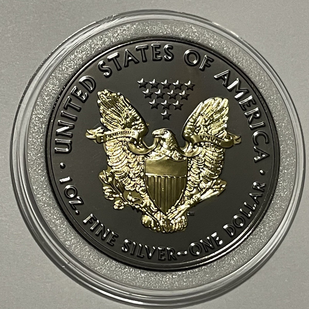 2020 ASE American Eagle 24k Gold Black Ruthenium 1 Troy Oz .999