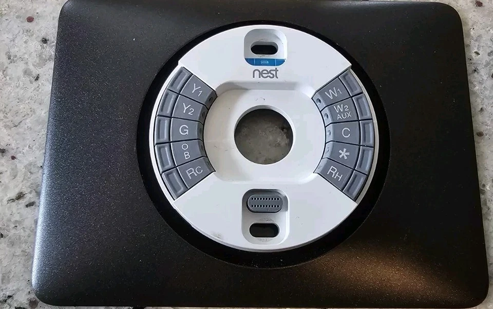 Nest Smart Learning Thermostat A0013 3rd Gen w/ Base Stainless Steel #M8883 - Image 4 of 4