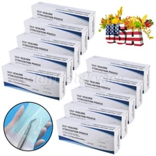 3.5"x10" Sterilization Pouches Pouch Autoclave Sterilizer Dental Tattoo Nail