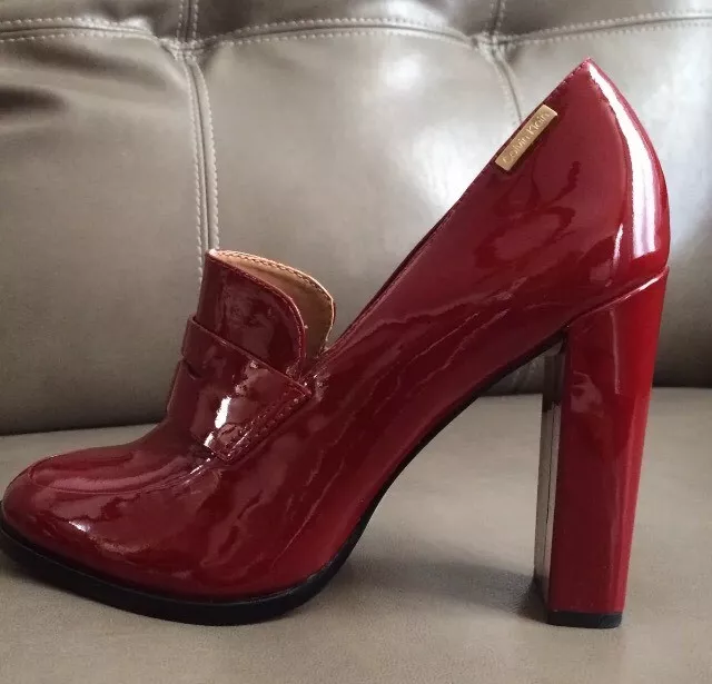 Womens penny loafers with heels cheap