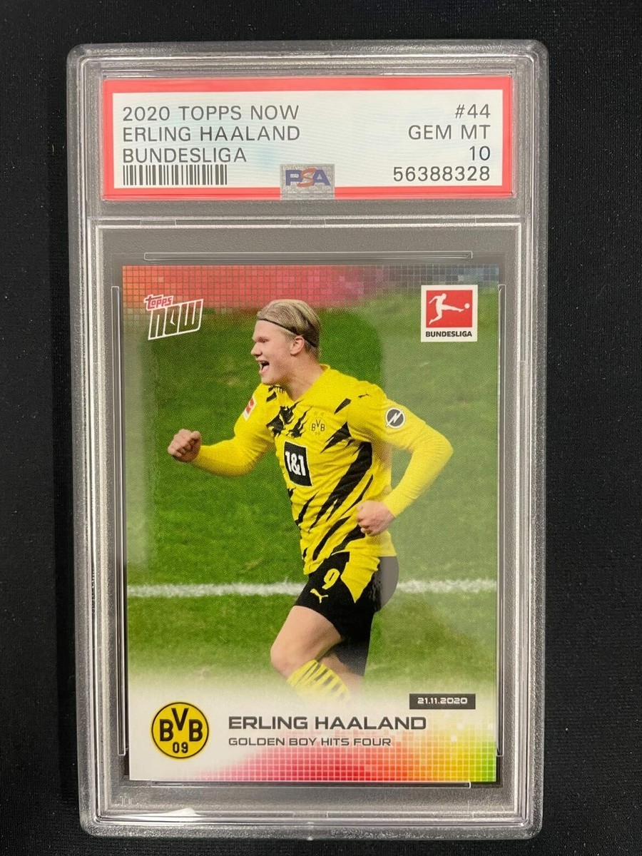 【PSA10】2020 Topps Now ERLING HAALAND Erling Haaland 2020 Topps Now Bundesliga #83 PSA 10 GEM MINT
