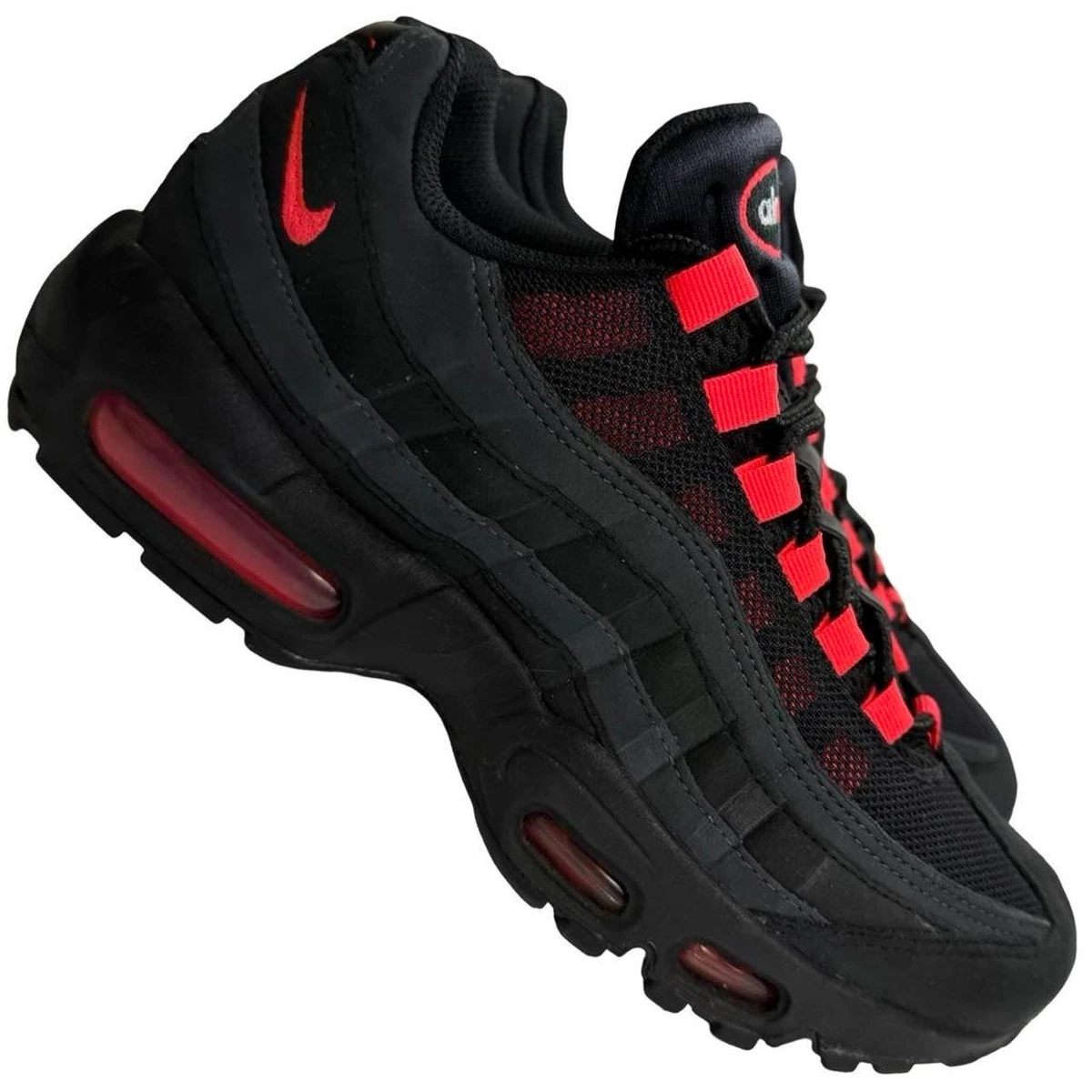 Nike Air Max 95 Black Laser Crimson | eBay