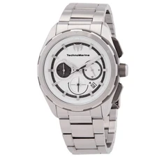 Technomarine OCEAN Chronograph GMT Quartz Silver Dial Men's Watch TM-318091
