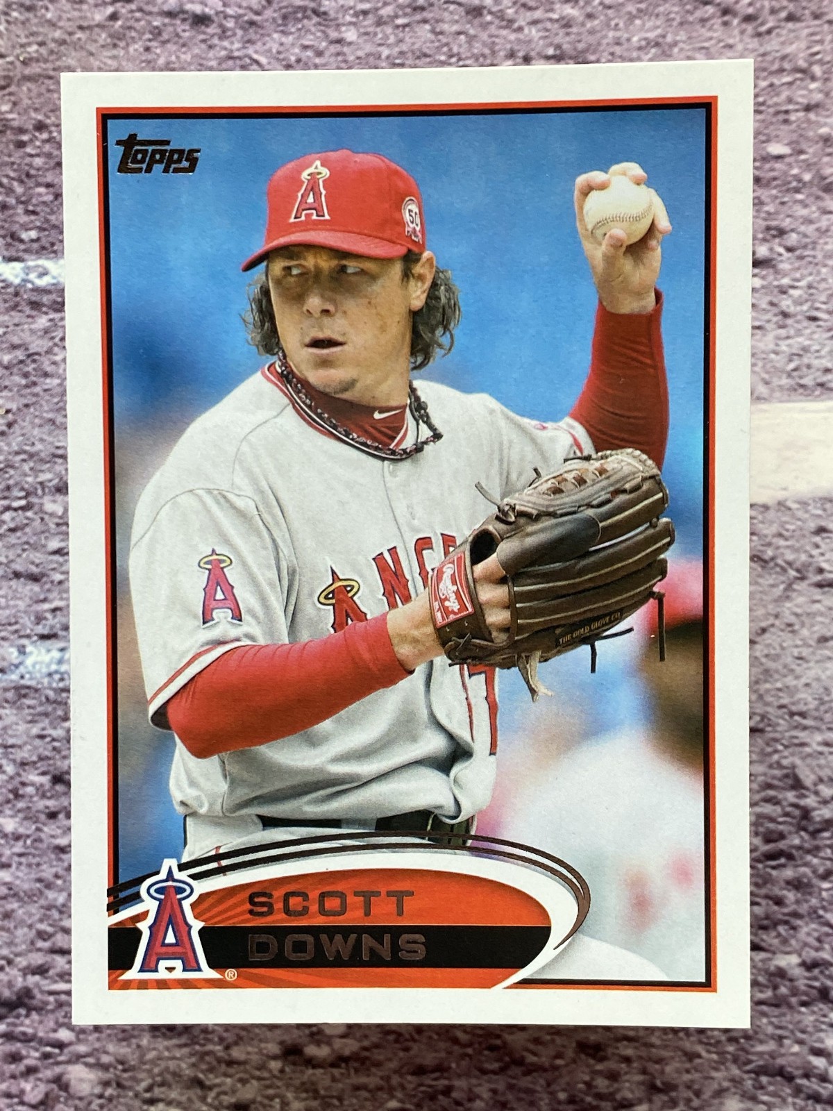 Scott Downs 2012 Topps Error #123a Los Angeles Angels