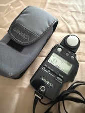 Minolta Auto Meter IV F Flash Light Meter 79711129 with Case