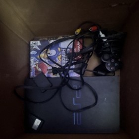 Sony PlayStation 2 Console with Controller, Composite RCA Cables & Sonic Heroes
