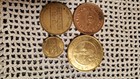Antique & Vtg Tokens Lot Of 9 Mixed Uses Deadly Debate Leonie Bathroom Palmolive — photo 7