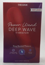 TROJAN Power Wand Deep Wave Vibrator, Deep Boosted Pleasure, High Quality