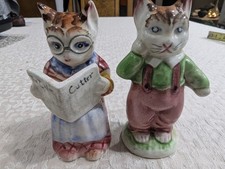 Beatrix Potter Tom Kitten And Tabitha Twitcher Salt And Pepper Shakers