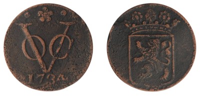 Netherland East Indies VOC - Holland 1 Duit, 1726-1804, KM #70