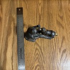Michael Ricker Pewter with gold tones. A man with paintbrush and rocking horse￼￼ — photo 8