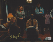 ROB MORGAN SIGNED 'STRANGER THINGS' 8x10 PHOTO AUTOGRAPH ACTOR BECKETT BAS COA