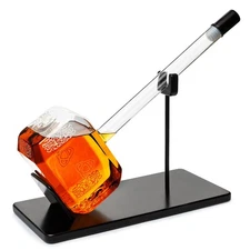The Wine Savant Thors Hammer Whiskey and Wine Decanter - 2000 ml