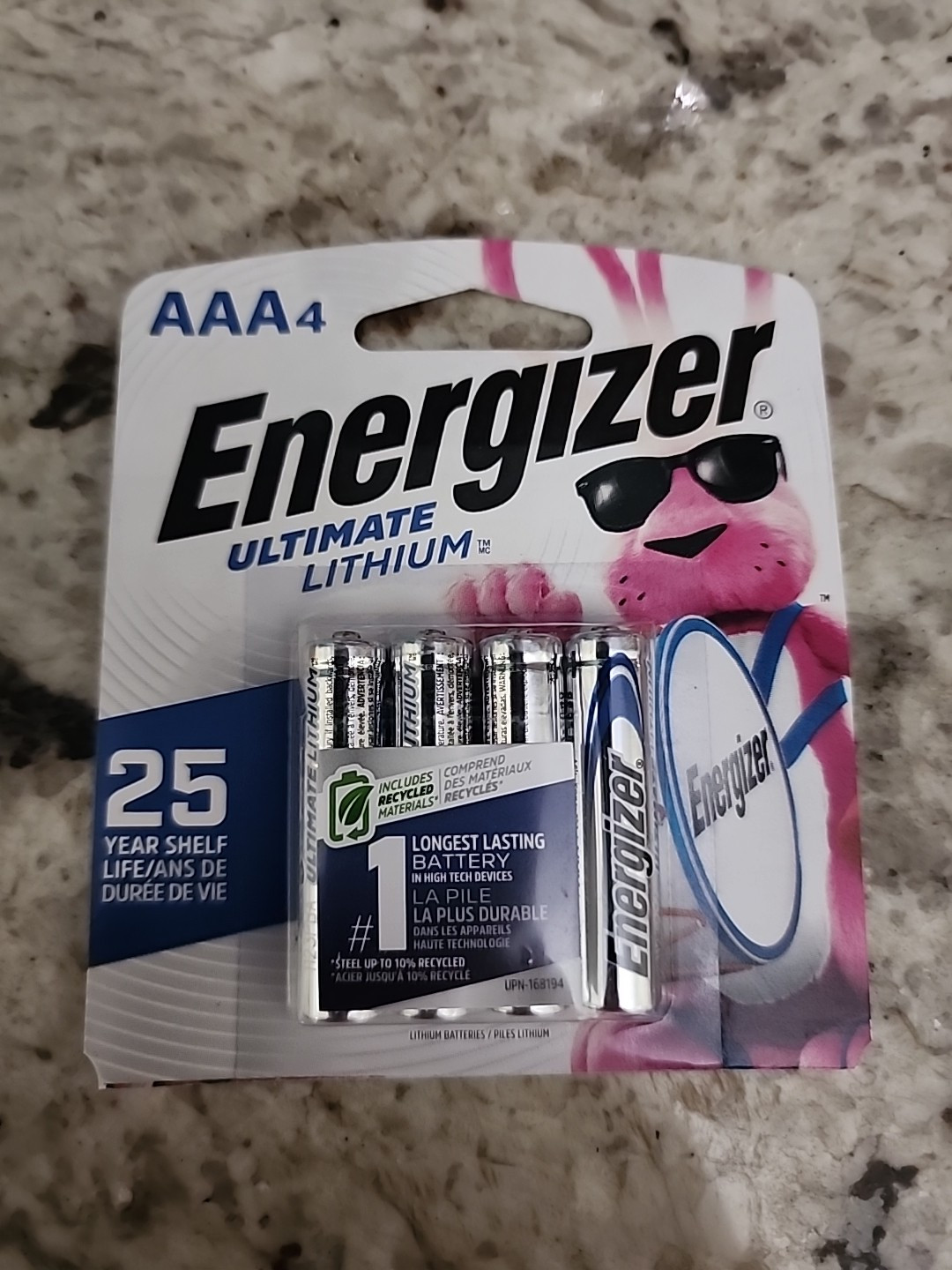 Energizer Ultimate Lithium AAA Batteries 4 Pack Triple A-image