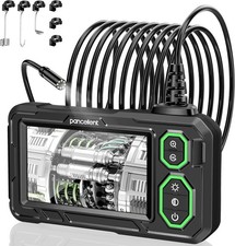Industrial Endoscope Borescope Inspection Camera, 4.3" Screen W/ 16.5ft Cable