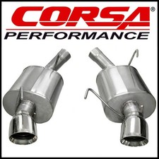 Corsa Sport 2.5 Axle-back Exhaust Kit Fits 05-10 Ford Mustang Shelby Gt500 5.4l