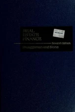 Real Estate Finance Hardcover William B., Stone, Leo D. Brueggema