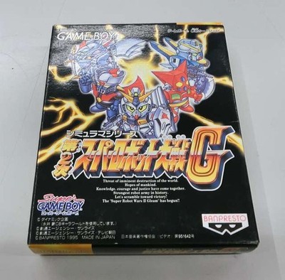 Game Boy The 2nd Super Robot Wars G Banpresto Japan Import Tested