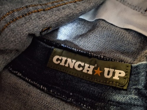 Mens Cinch "Distressed " Green Label Dark Denim Jeans 42 X 34. - Picture 10 of 10