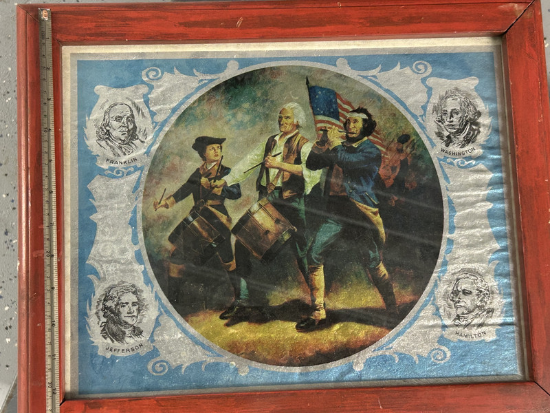 Spirit of '76 Patriotic Historical Framed Art Print, Multicolor, 13x16 Inches