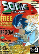 Sonic the Comic #89 FN; Fleetway Quality | Hedgehog - w/Bag+Board