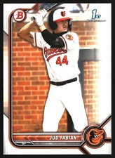 2022 Bowman Draft #BD-114 Jud Fabian