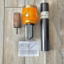 Away With Geese Goose Deterrent Flashing LED Solar Light New Battery